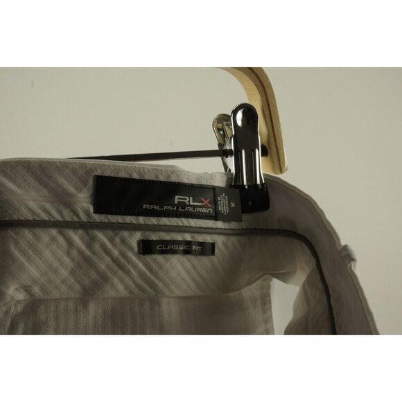 RLX Ralph Lauren Performance Golf Chino Shorts Mens 38 x 8.5" White Flat Stretch - Picture 6 of 10